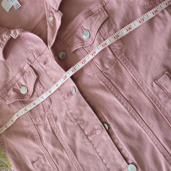 Pink Denim Jacket TIME and TRUE S - Picture 10 of 11